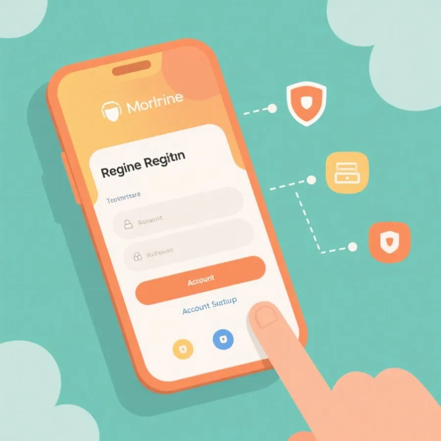 快速开户注册流程示意图